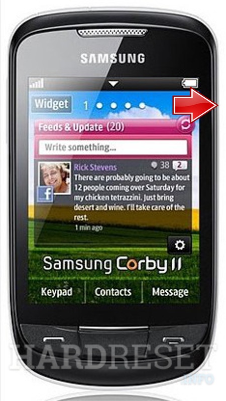 How To Unlock Samsung Corby S3850 Phone Password